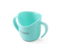 Babyono Training Cup 12m+ | Safe, BPA-Free Drinking Cup for Toddlers | Helps with Independent Drinking & Speech Development | 120ml, Dishwasher Safe, Easy to Hold Handles (Mint)