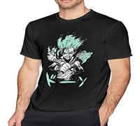 BabyPaper Dr Stone Ishigami Senku Men's Short Sleeve T-Shirt Black L