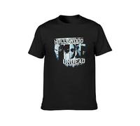 BabyPaper Hollywood Undead Face to Face Fall Tour Music Festival Nightclub Organic Cotton Outdoor Painting T-Shirt Black L