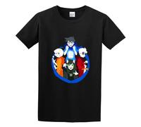 BabyPaper Homestuck Let's Play Painting Party Loose Fit Personalise Couples T-Shirt Black XL