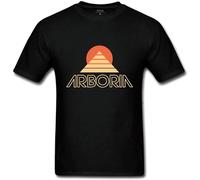 BabyPaper Men's Beyond The Black Rainbow Arboria Logo T Shirt T-Shirt Black M
