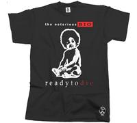 BabyPaper Notorious Biggies Ready to Die T Shirt Black T-Shirt Black S