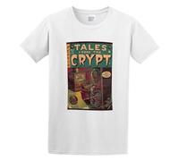BabyPaper Tales from The Crypt Poster Cotton Men Adult Short Sleeve White S