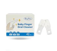 BabyPearl Baby Tongue Cleaner Newborn Finger Toothbrush, 42 Count Disposable Wet and Dry Use Baby Mouth Cleaner, Newborn Oral Care Clean 0-36 Months Toddler Teeth, Gums, Tongue Coating
