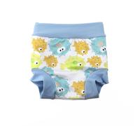 BabyPreg Baby Kids Swim Nappies Cover Diaper Pants High-Waisted Belly Protection Swimming Shorts (Light Blue, 3-5 Years)