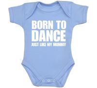 BabyPrem Baby Bodysuit Born to Dance just like my Mummy Clothes Vest NB-12 mth
