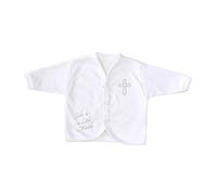 BabyPrem Baby Clothes Christian Faith Boy Girl V-Neck 100% Cotton Long Sleeve Cardigan God's Little Miracle 3-6 Months