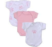 BabyPrem Baby Pack of 3 Girls Bodysuits Premature Clothes