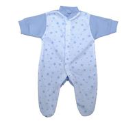 BabyPrem Premature Baby Boys Blue Star Design sleepsuit various sizes from 0lbs to 7.5lbs (1.5-3.5lbs, Blue Star)