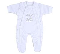 BabyPrem Premature Baby Sleepsuit Christian Faith God Clothes Boy Girl God's Tiny Miracle 1.5-3.5lb 32-38cm