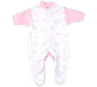 BabyPrem Premature Early Baby Clothes Girls Cotton Sleepsuit Pink Special Delivery Up To 1.5lb 26-30cm