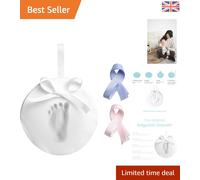 Babyprints No Bake Keepsake Ornament - Handprint & Footprint Kit for Newborns