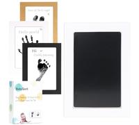 BabyQunt Inkless Baby Hand and Footprint Kit,Clean-Touch Ink Pad Kit,Safe No Mess Printing Infant Hand Foot Stamp,1 Pack Newborn Inkless Print Pads Best Keepsake or Gifts for Family
