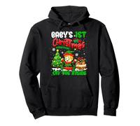 Baby's 1st Xmas On The Inside Cute Elf Expecting New Baby Pullover Hoodie