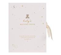 Baby's A4 Baby Record Keepsake Book Christening Baptism New Birth Gift White