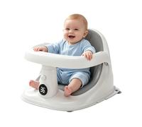 Babys Bath Seat,Non-Slip Suction Cup Babys Bath Chair with Water Temp Gauge | Back Support Bathtub Chair For 6-24 Months Boys Girls Young Children