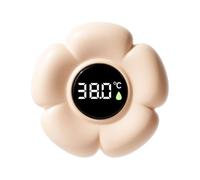 Babys Bath Thermometer Water Temperature Gauge For Tub, Cute Flowers Water Thermometer Digital Floating With LED Display, Safety Bathtub Floating Temperature Meter Shower Pool Spa, Monitor 0-80°C