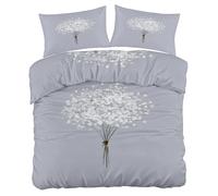 Baby's breath Super King Size Duvet Cover Sets Minimalist style Bedding Set, Soft and Comfortable Microfiber Quilt Cover and 2 Pillowcases 50×75, for Room Decor HF1948