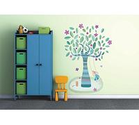 BABY'S CLAN Blue Tree Wall Sticker
