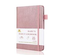 Baby's Daily Care Planner - A5 Newborn Baby Log Book for Tracking Daily Routine, 152 Easy-to-Use Pages to Monitor Nursing, Sleep, Feeding, Diapers, Pumping, and More - Rose