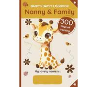 Baby's Daily Log Book: Newborn Care Logbook - 300-Day A5 Planner | Track Nursing, Sleep, Feeding & Diapers | giraffe Cover