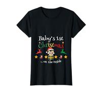 Babys First Christmas On The Inside Pregnancy Announcement T-Shirt