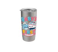 Baby's First Cruise Cute Whale Nautical Trip Stainless Steel Insulated Tumbler