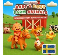 Baby's First Farm Animals - Bebisens Första Bondgårdsdjur | English-Swedish Bilingual Children's Book | 32 Farm Animals | Ages 0-3: 32 Farm Animals & ... - Adorable Clay Art for Babies and Toddlers