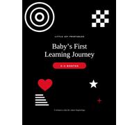 Baby's First Learning Journey: A High-Contrast Black, White & Red First Book for Newborns 0-3 Months