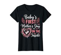 Baby's First Mother's Day On The Inside Pregnancy Reveal Mom T-Shirt