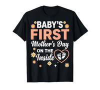 Baby's First Mother's Day On The Inside Pregnancy T-Shirt