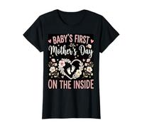 Baby's First Mother's Day On The Inside - Pregnant Mom T-Shirt