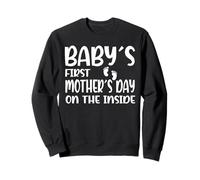 baby's first mother's day on the inside Sweatshirt