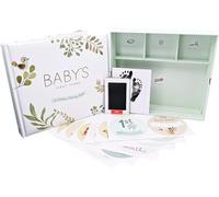 Baby's First Years - A Modern Memory Book with Keepsake Box, Baby Stamp Pad, and Monthly Stickers!