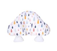 Baby's Full Body Support Pillow, Newborn Head, Neck, and Legs Protection Pillow for Car Seat, Infant Shaping Pillow for Stroller (Colorful Water Drop, 45cm*28cm)