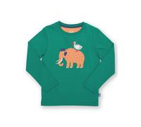 Baby's long sleeve T-shirt Kite Woolly Mammoth Vert 9/12 mois