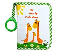 Baby's My First Family Album,Soft Cloth Photo Book,Baby Cloth Album (Green)