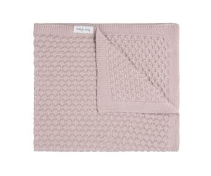 Baby's Only - Baby crib blanket Sky-Chunky - Old Pink - 70x95 cm