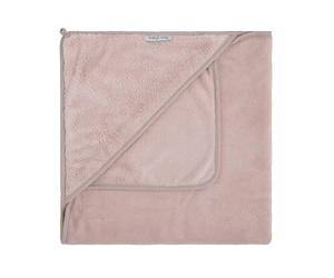 Baby's Only - Hooded baby blanket Cozy - Old Pink - 75x75 cm