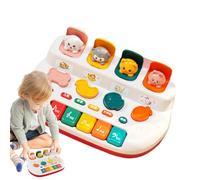 babys Piano Toy - Keyboard With Cute Animal Sounds, Educational Musical Instrument, Solid Material toddlerr Learning | For Girl Boy 18 Months+, Early Music Development, Preschool Play