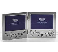 Baby's Scan And Here I Am Double Photo Frame