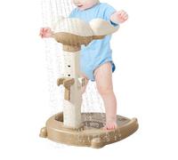 Babys Shower Standing Support, Babys Bath Stand for Shower, Adjustable Kid Showers Stand with Anti-Slip Base, Hug Tower for 8-36 Months Safety & Stable