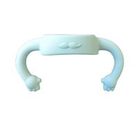 Babys Silicone Bottle Handles - Non Slip Training Grip, Flexible Cup Holder, Soft Feeding Accessory |Innovative Creative Drinking Attachment, Comfortable Support Design with Ring for Water Milk Bo