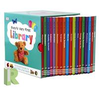 Baby's Very First Library Toddler Early Learning 18 Books Box Set Collection
