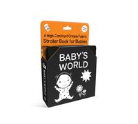 Baby's World: A High-Contrast Crinkle Fabric Stroller Book for Babies