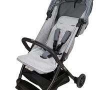 Babysanity Summer Stroller Cover in 100% Cotton Terry Towel, Oeko Tex Certified Lightweight, Breathable, Anti-Sweat for Children and Babies Without Filling - Made in Italy (Grey)