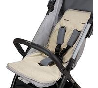 Babysanity Summer Stroller Cover in 100% Cotton Terry Towel, Oeko Tex Certified Lightweight, Breathable, Anti-Sweat for Children and Babies Without Filling - Made in Italy (Beige)