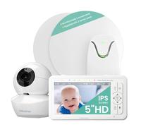 Babysense 7 Baby Breathing Movement Monitor for Home Use, Real-Time Alerts, Tracks & Notifies for Motion Irregularity, Full Bed Coverage with 2 Sensor Pads