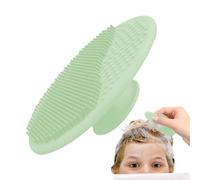 babyShampoo Brush- Mini Silicone Scalp brushfor, Bath Tool | Soft babyShampooing brushfor Cradle Cap Removal, Gentle Hair Washing Massager for, Lightweight Silicone