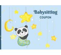 Babysitting Coupons: Sleeping Panda theme / 30 Vouchers Coupons For Parents, Mom & Dad/ Gift Book from Grandparents - Grandma - Grandpa - Aunt - Uncle for New Mom Baby Shower / Cute Card Alternative